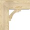 Ekena Millwork Merced Block Rough Sawn Bracket w/ Offset Brace, Douglas Fir, 8"W x 20"D x 20"H BKT0806X20X20MRC05RDF - alternate 4